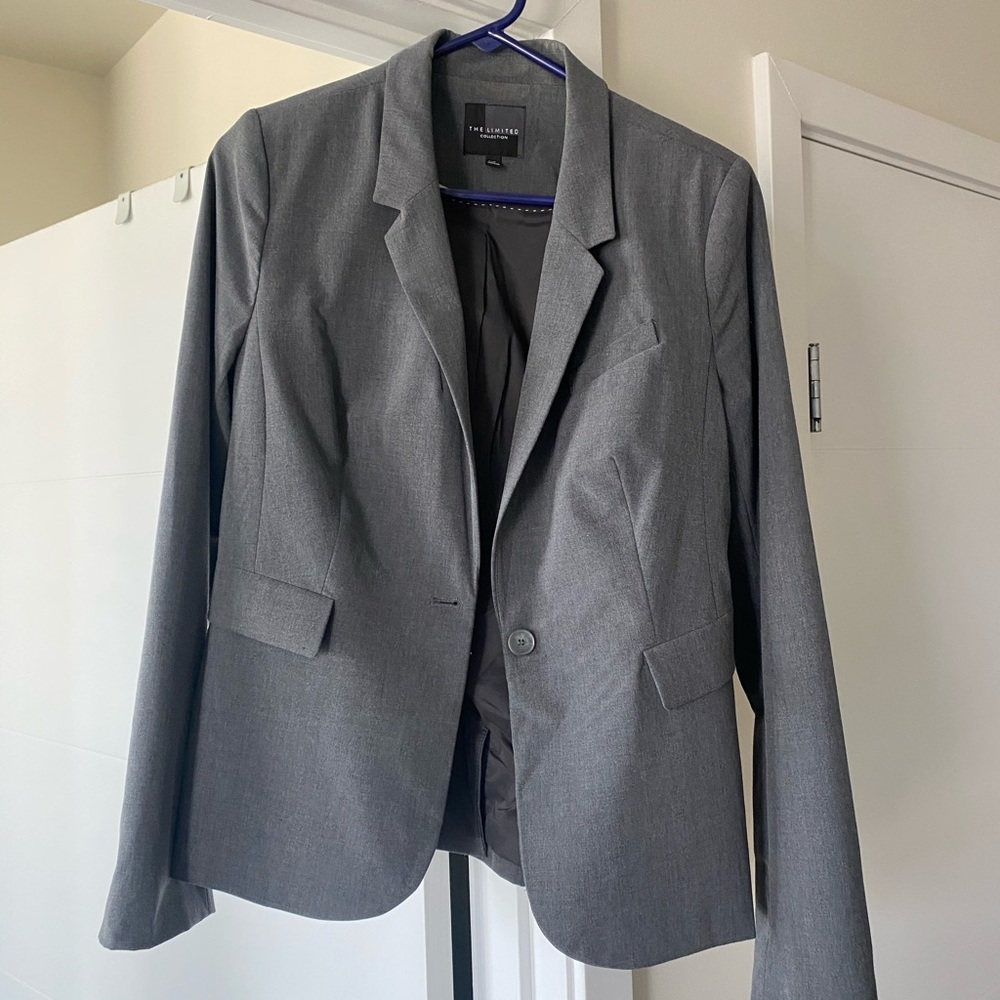 The Limited Power Suit in Dark Charcoal